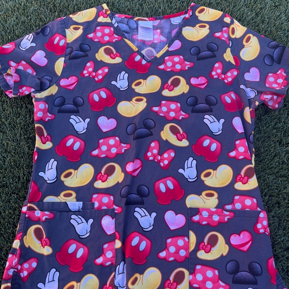 Disney women’s scrub top